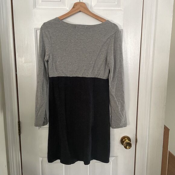 Boden Dress Womens Scoop Neck Colorblock Lyocell Wool Modal Sz 8 - Picture 5 of 5